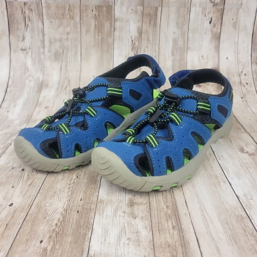 Arizona Boys Blue Green Sandals size 3